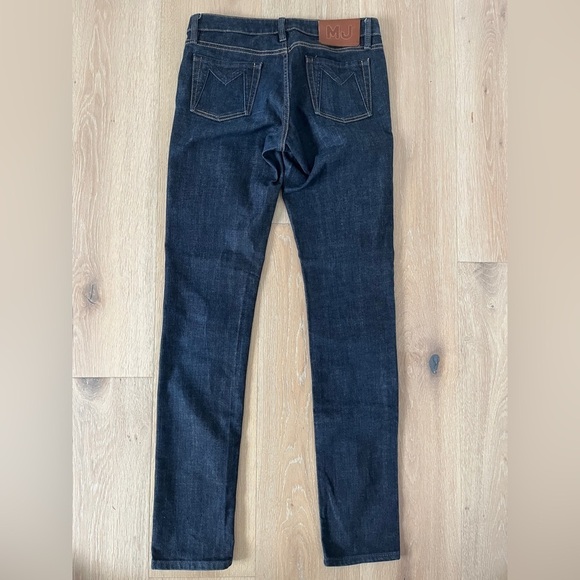 Marc Jacobs Chrissie 003 Low Rise Skinny Stretch Denim Jeans Sz 28 DarkBlue *P12 - Picture 2 of 8